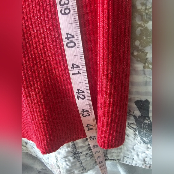 NWT No Boundaries Red Ribbed Cut Out Midi Dress Size XL (15-17) Jr - Picture 9 of 11